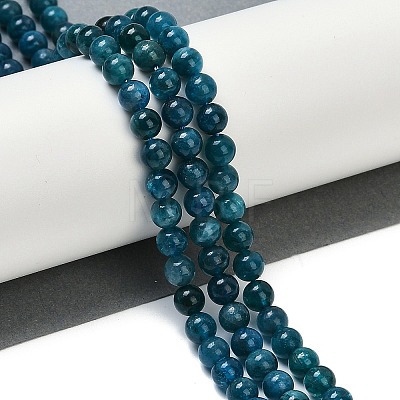 Natural Apatite Beads Strands G-D856-01-6mm-03-1