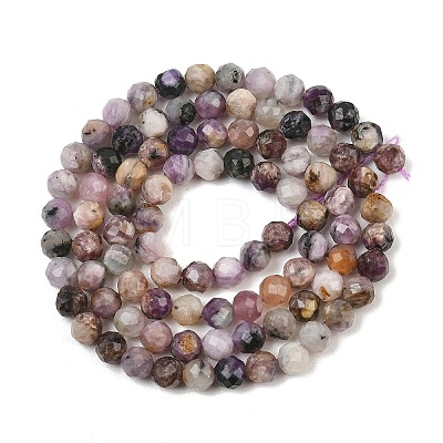 Natural Charoite Beads Strands GG-CBA1497-A01-4mm-1