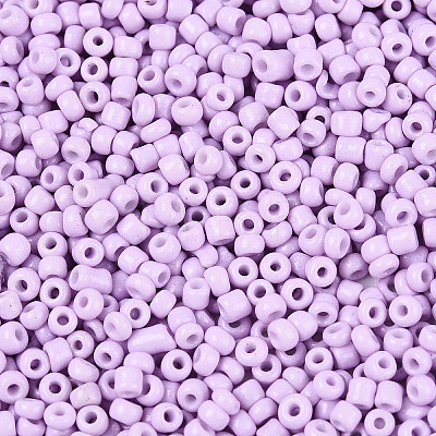 12/0 Baking Paint Glass Round Seed Beads SEED-S036-01A-08-1