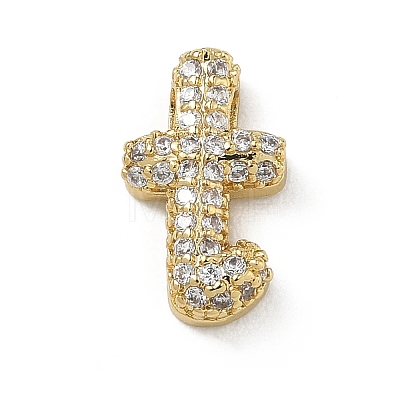Brass Micro Pave Cubic Zirconia Pendants KK-A300-02G-T-1
