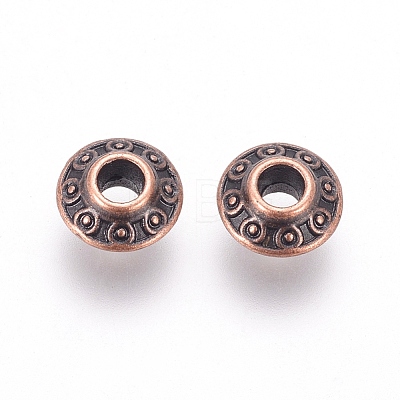 Tibetan Style Alloy Spacer Beads RLF0725Y-NF-1