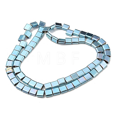 Electroplated Non-magnetic Synthetic Hematite Beads Strands G-C106-A02-08-1