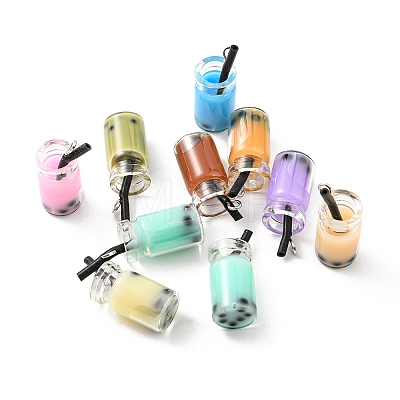 Translucent Resin Pendants RESI-D067-01D-1