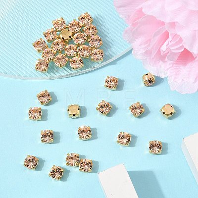 Preciosa® MAXIMA Crystal in Sew-On Cup X-PRC-SS29-90300-G-1