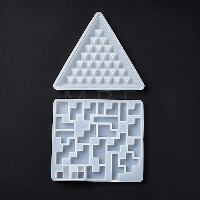 Pyramid Puzzle Silicone Molds DIY-M046-10-1