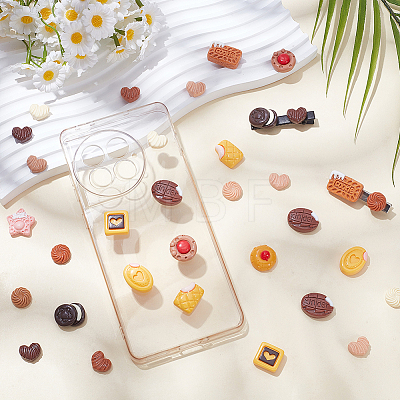 90Pcs Resin Decoden Decoden Cabochons CRES-SP0001-27-1