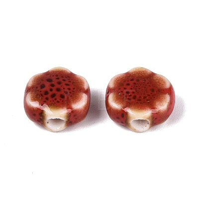 Vintage Handmade Porcelain Beads PORC-N013-25-25-1