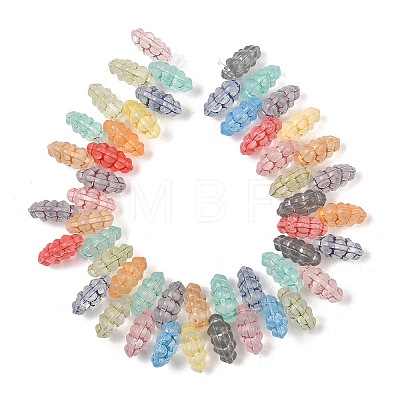 Baking Paint Opaque Glass Beads GL-CBA4370-06-1