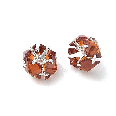 Brass & Glass Beads GL-CBA12D7-02S-1