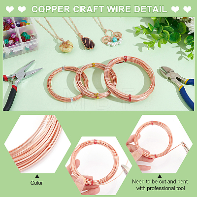 Copper Craft Wire CWIR-WH0007-10C-1