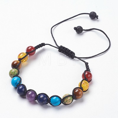 Chakra Jewelry BJEW-JB03703-1