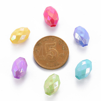 Opaque Acrylic Beads TACR-S153-32I-1