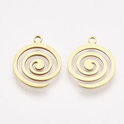 201 Stainless Steel Pendants STAS-T044-83G-1