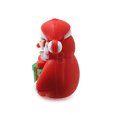 Christmas Theme Silicone Focal Beads SIL-L007-01A-1
