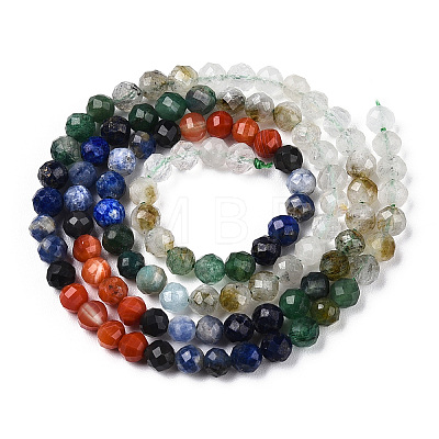 Natural Mixed Gemstone Beads Strands G-D080-A01-01-10-1