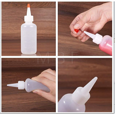 Plastic Graduated Squeeze Bottles AJEW-WH0021-24A-1