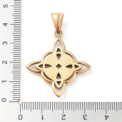 Ion Plating(IP) 304 Stainless Steel Pendants X-STAS-R225-11AG-1