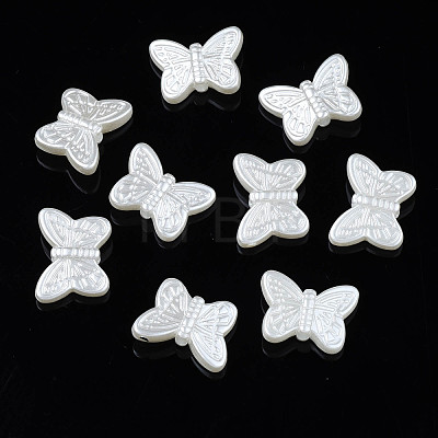 ABS Plastic Imitation Pearl Beads KY-S163-447-1