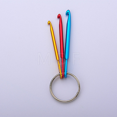 Aluminum Crochet Hooks Keychain LS-PW22062533516-1