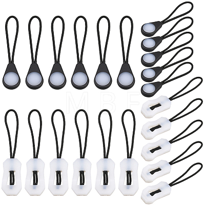 24Pcs 2 Styles Luminous TPU Replacement Pull Tab Accessories FIND-CY0002-44-1