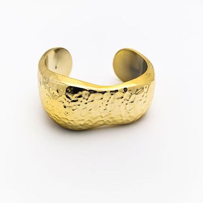 Hammered Plastic Cuff Bangles for Women FS-WG9DD36-06-1