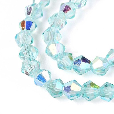 Transparent Glass Beads Strands EGLA-N021-4mm-02-1