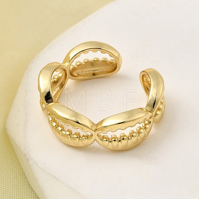Brass Cuff Rings for Women RJEW-H262-06B-G-1