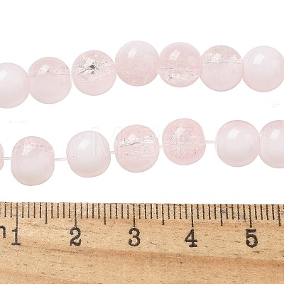 Crackle Glass Beads Strands GLAA-U001-8mm-12-1