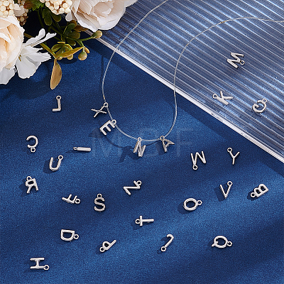 26Pcs 26 Styles Brass Charms KK-WR0001-92-1