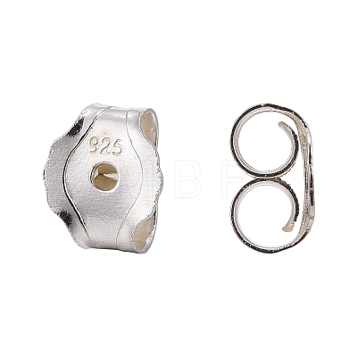 Earring Findings 925 Sterling Silver Ear Nuts LS-X-STER-F015-02-1
