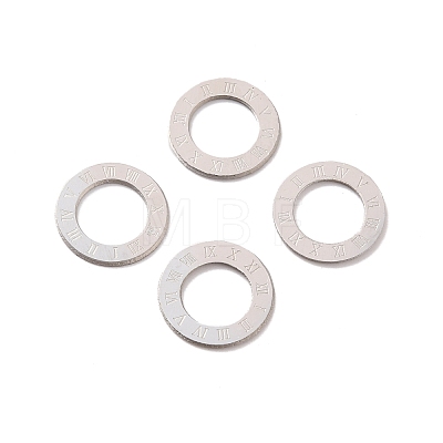 Tarnish Resistant 304 Stainless Steel Linking Rings STAS-P306-02A-P-1