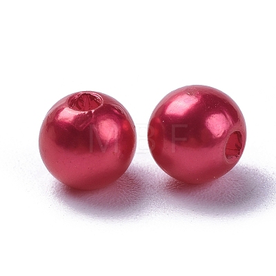 Imitation Pearl Acrylic Beads PL609-13-1