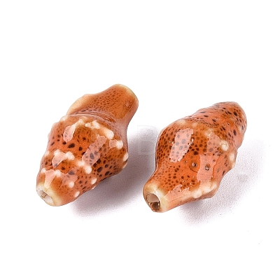 Vintage Handmade Porcelain Beads PORC-Q006-08E-1