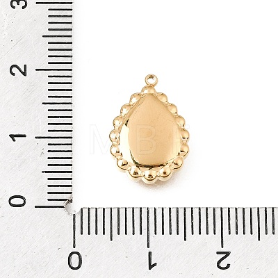304 Stainless Steel Rhinestone Pendants STAS-E531-08G-1