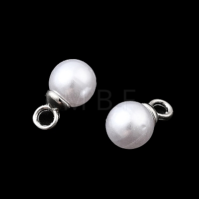 ABS Plastic Imitation Pearl Pendants FIND-H052-01B-04P-1
