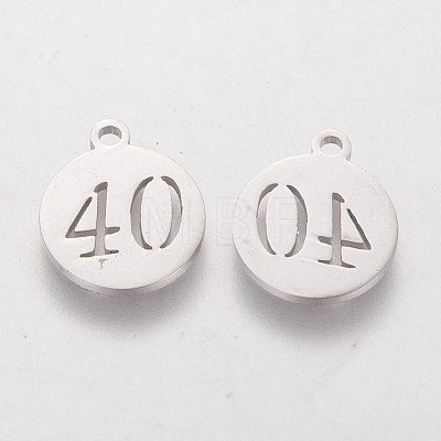 304 Stainless Steel Charms X-STAS-Q201-T089-1