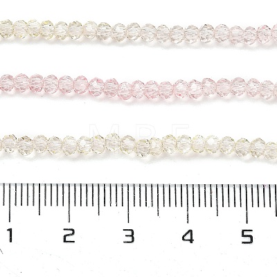 Transparent Painted Glass Beads Strands LS-DGLA-A034-T1mm-A25-1