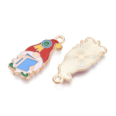 Alloy Enamel Pendants ENAM-Q004-02KCG-02-1