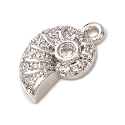 Brass Rhinestone Pendants RB-CBAFDDC-03P-1