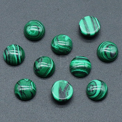 Synthetic Malachite Cabochons PW-WG51238-14-1