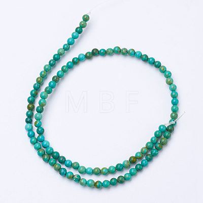 Natural Magnesite Bead Strands X-G-P286-13-4mm-1