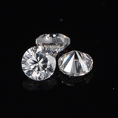 White D Color Round Cut Loose Moissanite Stones RGLA-WH0016-01R-1