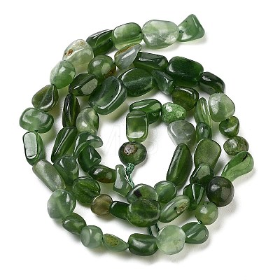 Natural Canadian Jade Beads Strands G-NH0001-G05-01-1