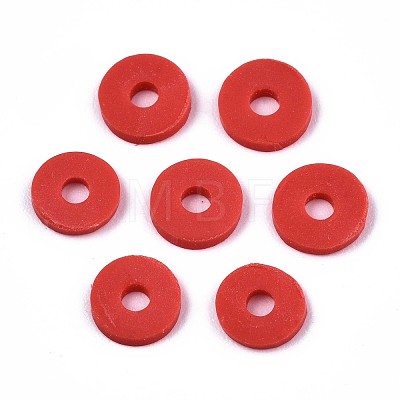Handmade Polymer Clay Beads X-CLAY-Q251-6.0mm-40-1