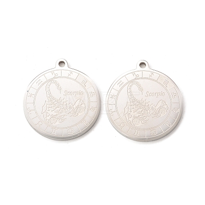 Non-Tarnish 304 Stainless Steel Pendants STAS-A074-03F-P-1