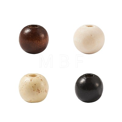 Craftdady Natural Wood Beads WOOD-CD0001-02-1