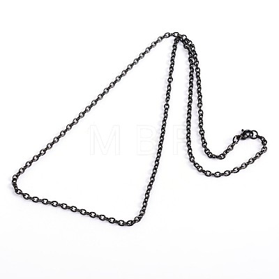 304 Stainless Steel Cable Chain Necklaces STAS-G170-13B-1