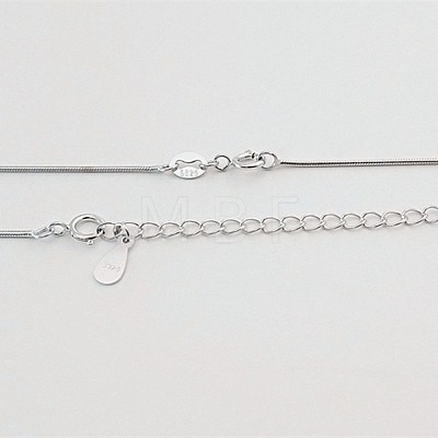 925 Sterling Silve Snake Chain Necklaces MAK-BB50682-A-1
