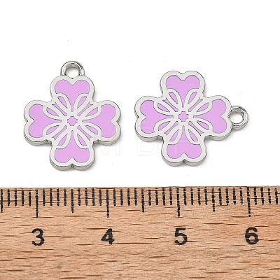 Alloy Enamel Pendants ENAM-G235-06P-05-1