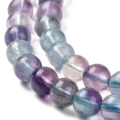 Natural Fluorite Beads Strands G-B048-B01-01-1